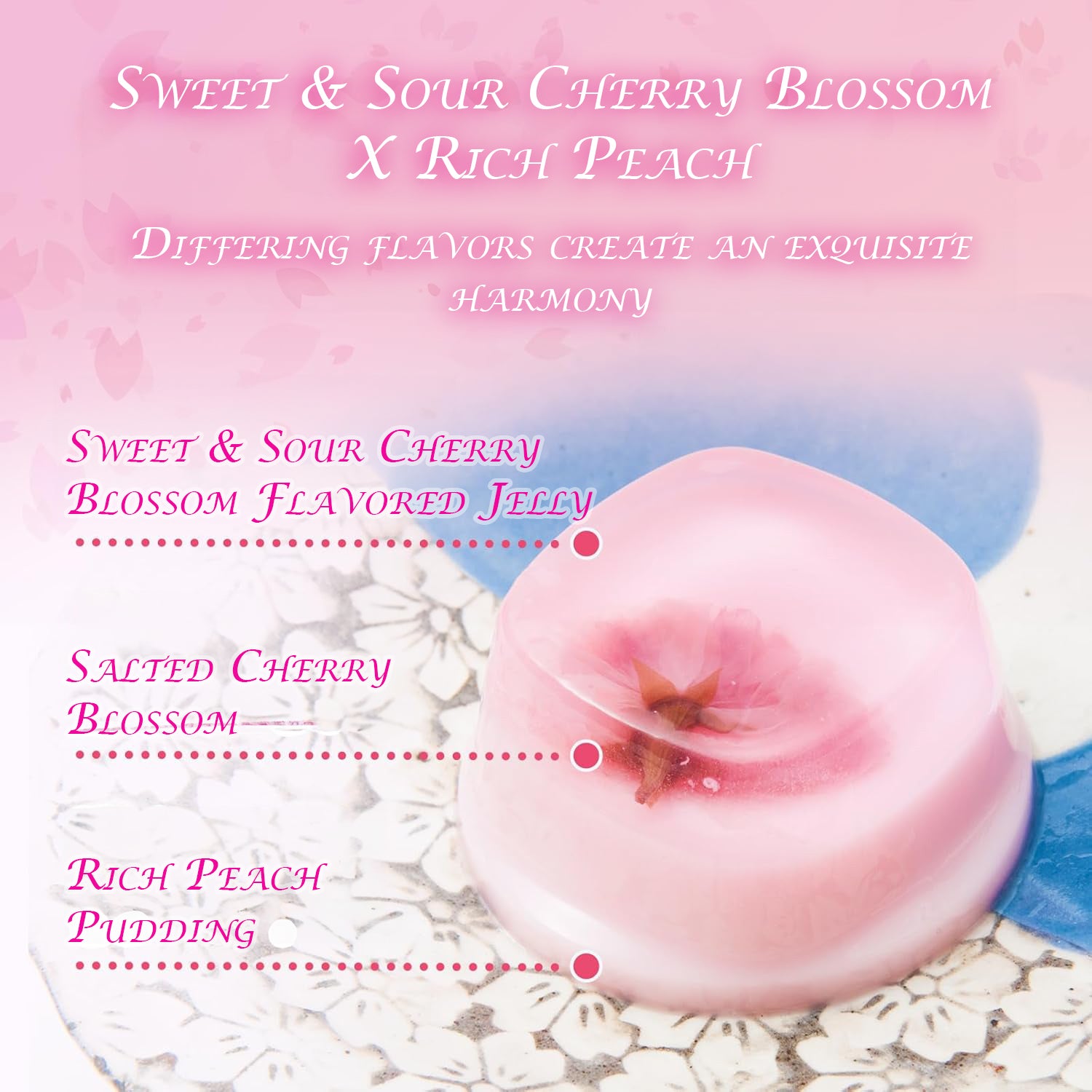 Sakura Sweets - Cherry Blossom Jelly Pudding Gift Box